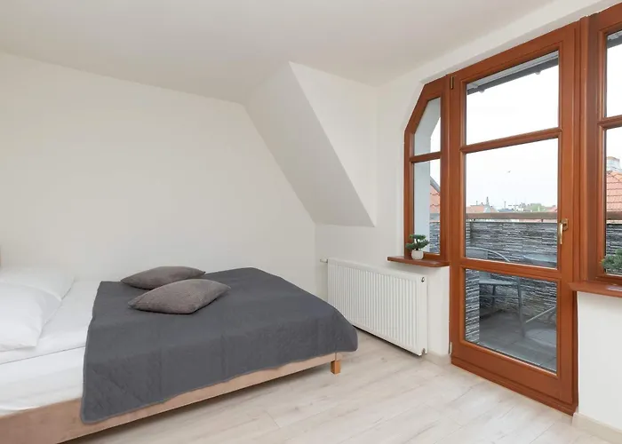 公寓 Grunwaldzka Bright With Balcony By Renters 索波特